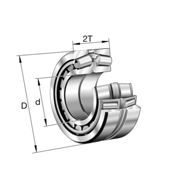 Matched single row tapered roller bearing Metric